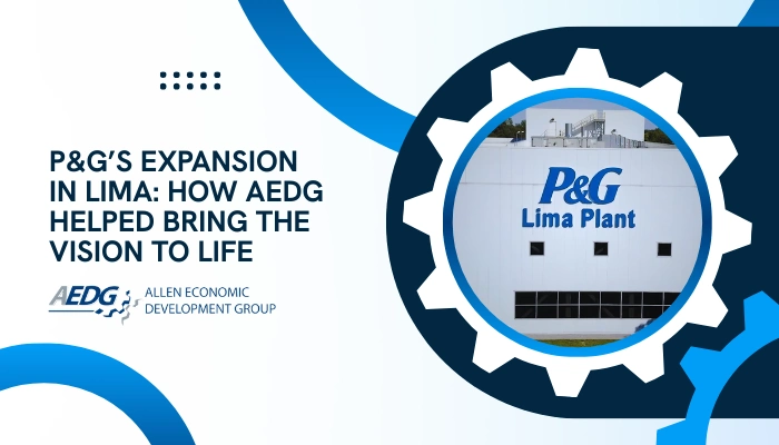 Expanded P&G facility in Lima, Ohio.