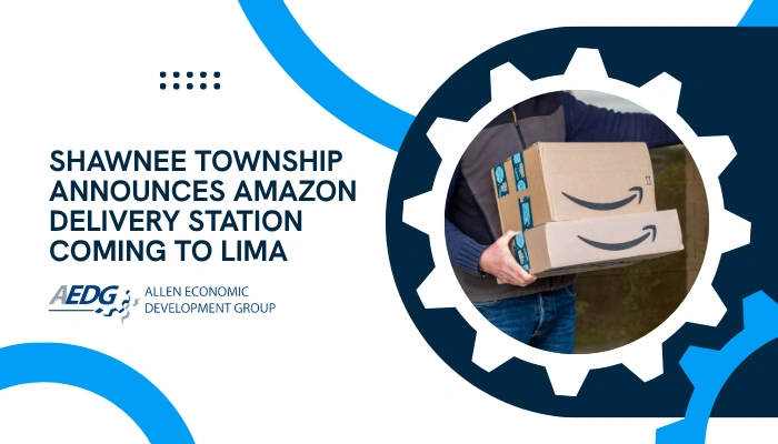 Shawnee Township announces Amazon delivery station coming to Lima blog graphic