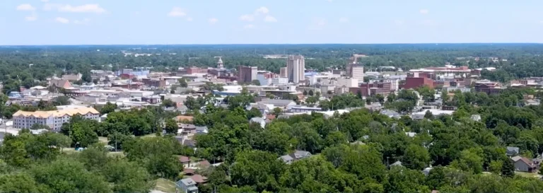 Aerial view of Allen County