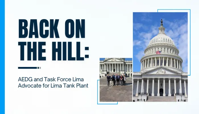 AEDG and Task Force Lima advocate for Lima Tank Plant graphic