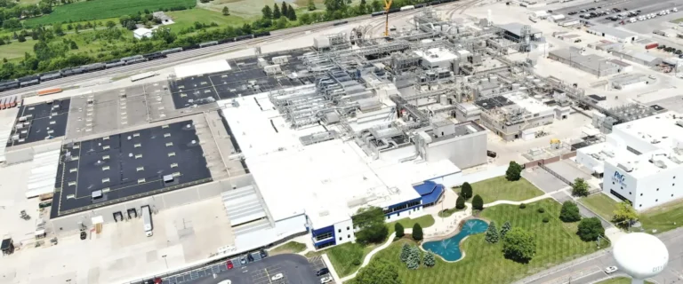 Aerial view of P&G Lima Plant