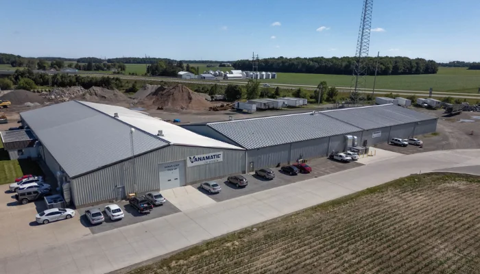 Vanamatic Building Aerial View