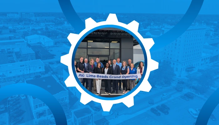 P&G Ribbon Cutting for New Facility in Lima, Ohio.